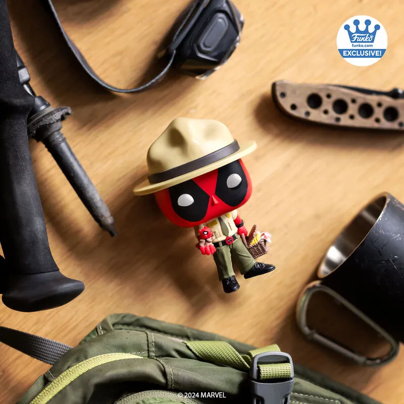 Funko x MARVEL Park Security Deadpool Chibi Figures-1