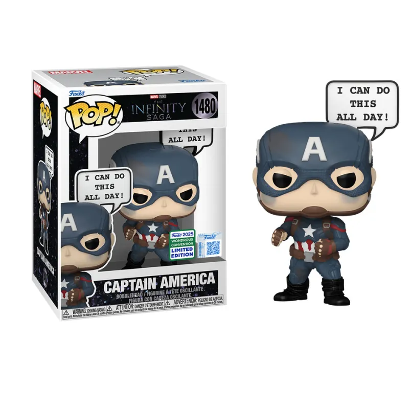 Funko Captain America 'I Can Fight All Day' Collector's Edition Chibi Figures-2