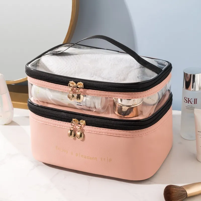LONGYITANG Storage Bags Black Ecru Pink-6