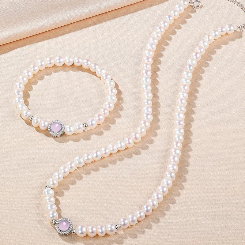 JINGUIFU Pearl Bracelets Women's-4