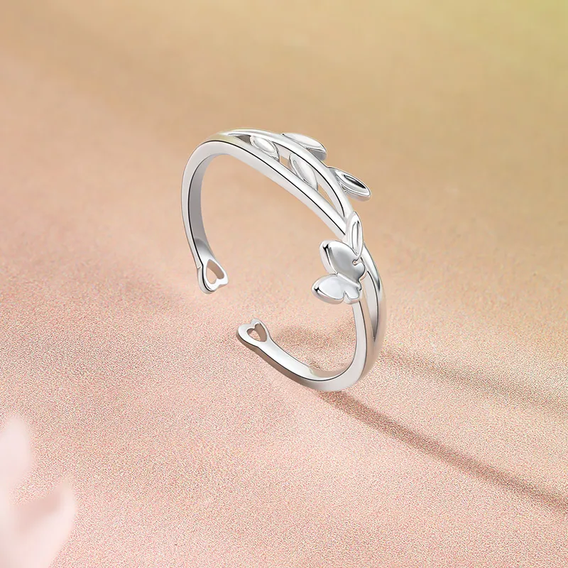 JINGUIFU S925 Silver Rings Women's-4