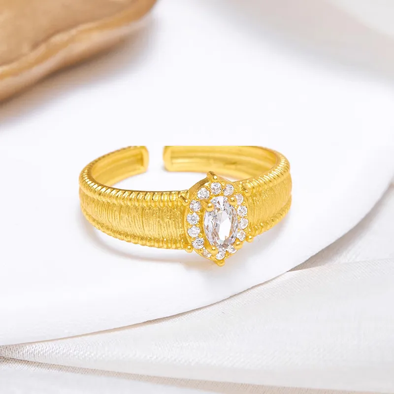 JINGUIFU S925 Silver Rings Women's-1