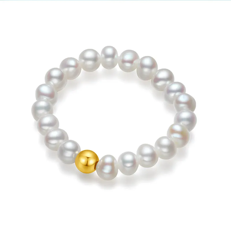 JINGUIFU Freshwater Pearl Rings Women's-2