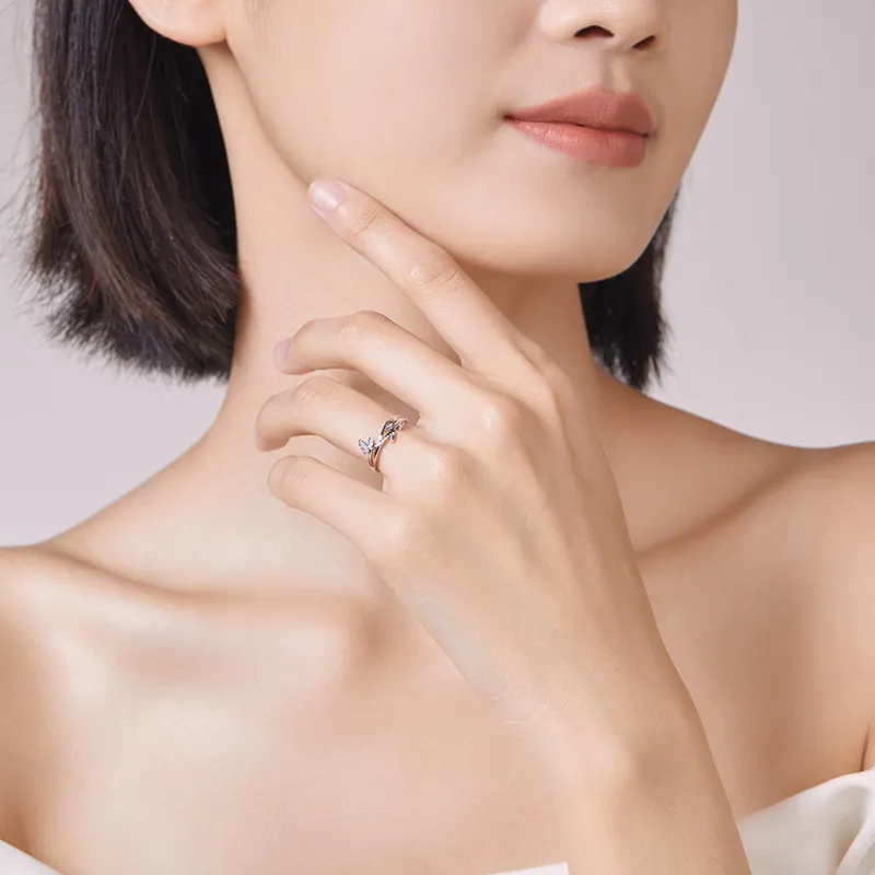 JINGUIFU S925 Silver Rings Women's-5