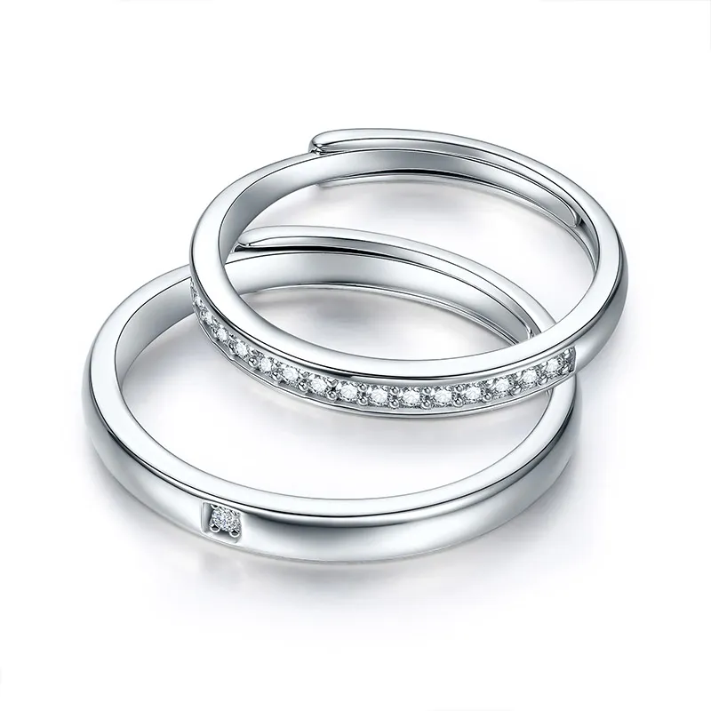 JINGUIFU S925 Silver Rings Unisex-2