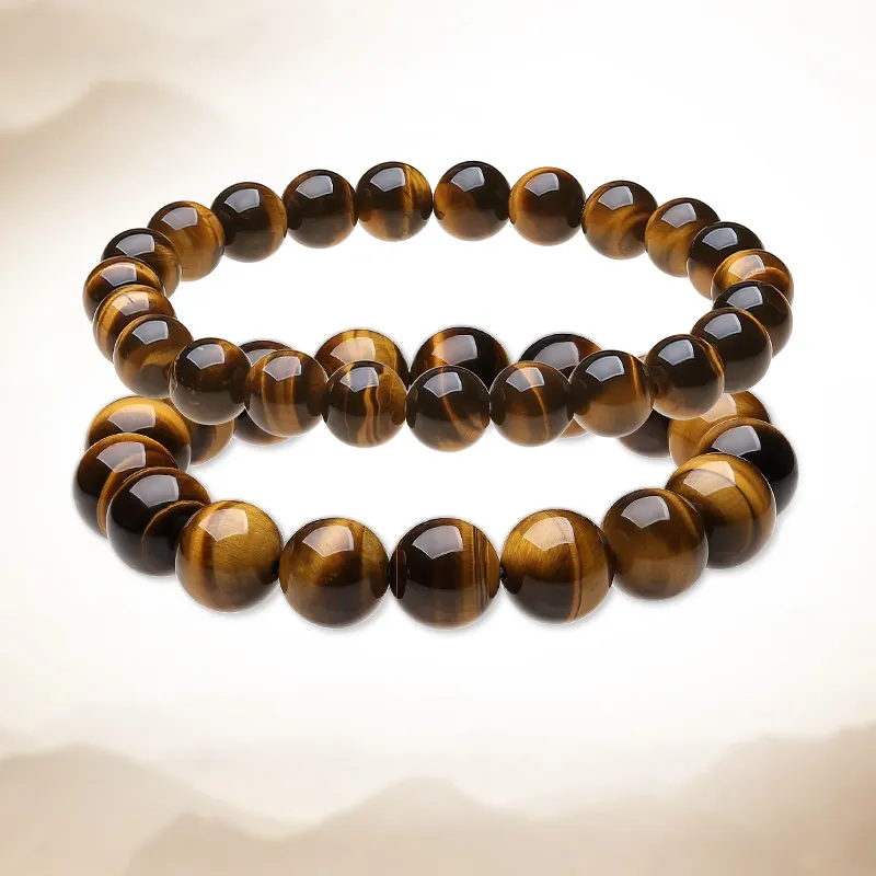 JINGUIFU Tiger's Eye Stone Bracelets Unisex-3