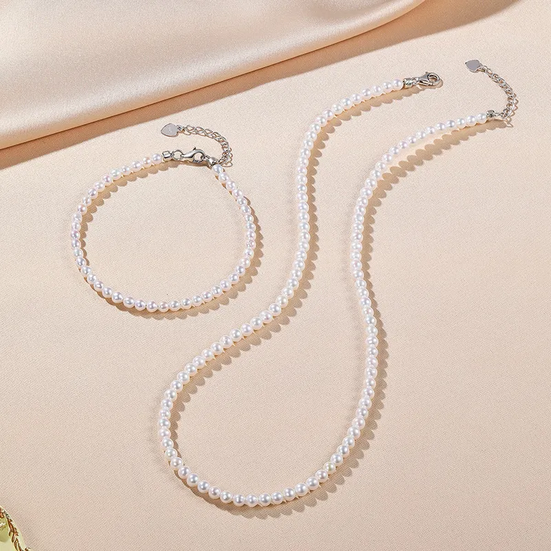 JINGUIFU Pearl Necklaces Women's-4
