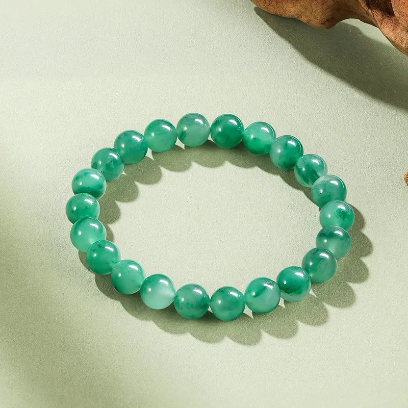 JINGUIFU Natural African Emerald Bracelets Women's-3