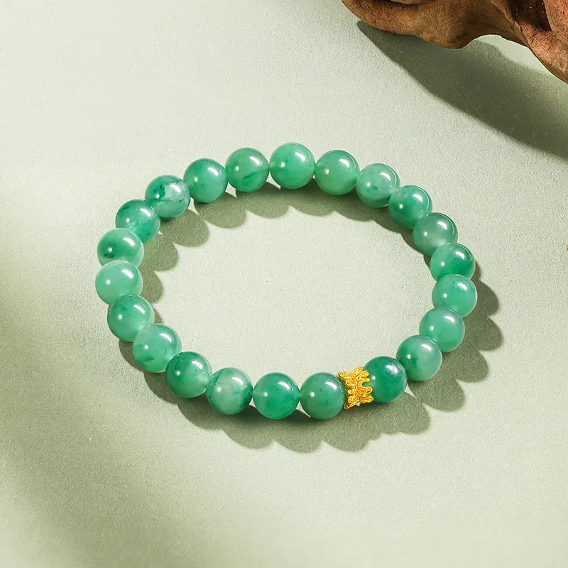 JINGUIFU Natural African Emerald Bracelets Women's-3