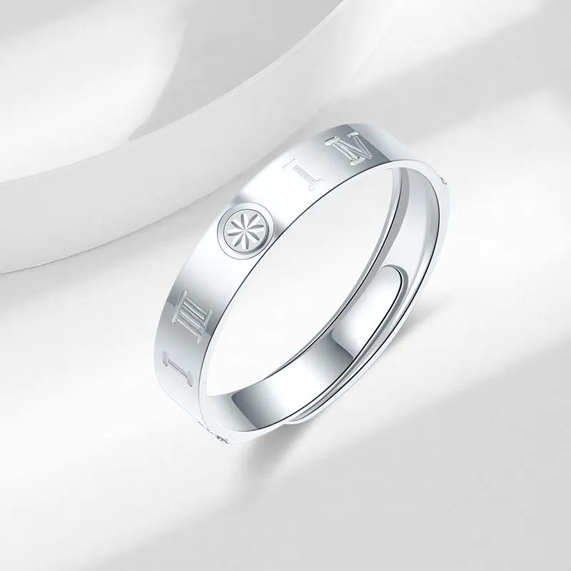 JINGUIFU S925 Silver Rings Unisex-4