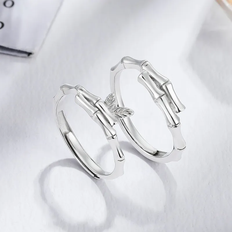 JINGUIFU S925 Silver Rings Unisex-5