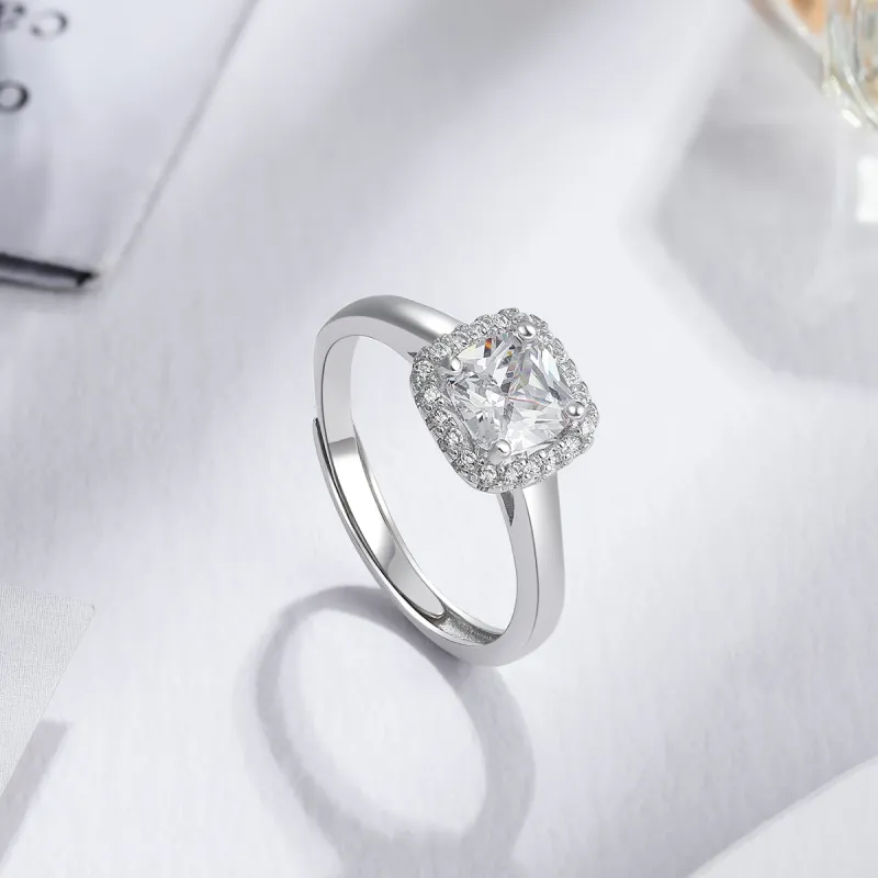 JINGUIFU S925 Silver Rings Women's-1