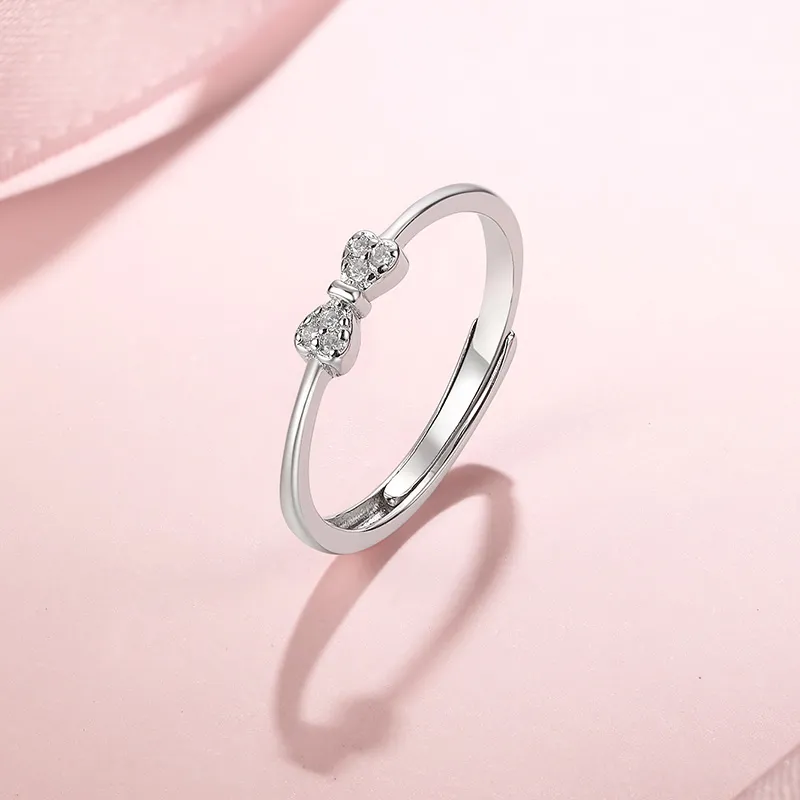 JINGUIFU S925 Silver Rings Women's-3