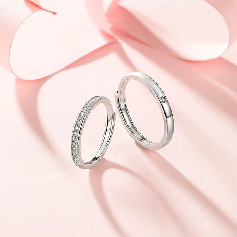 JINGUIFU S925 Silver Rings Unisex-4