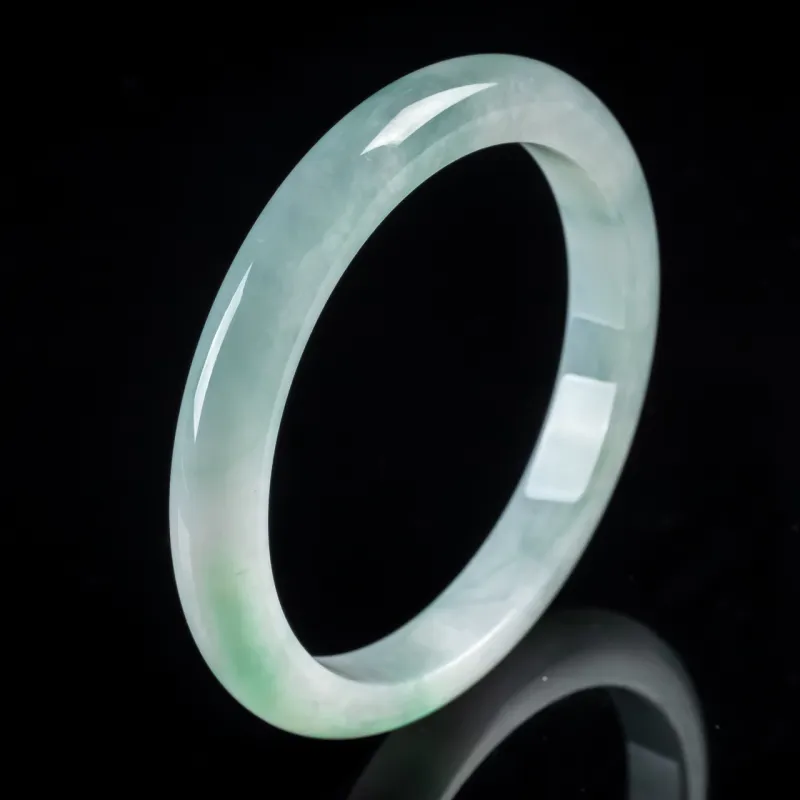 YUANLINYU Ice Glutinous Jadeite Bangles Women's-5