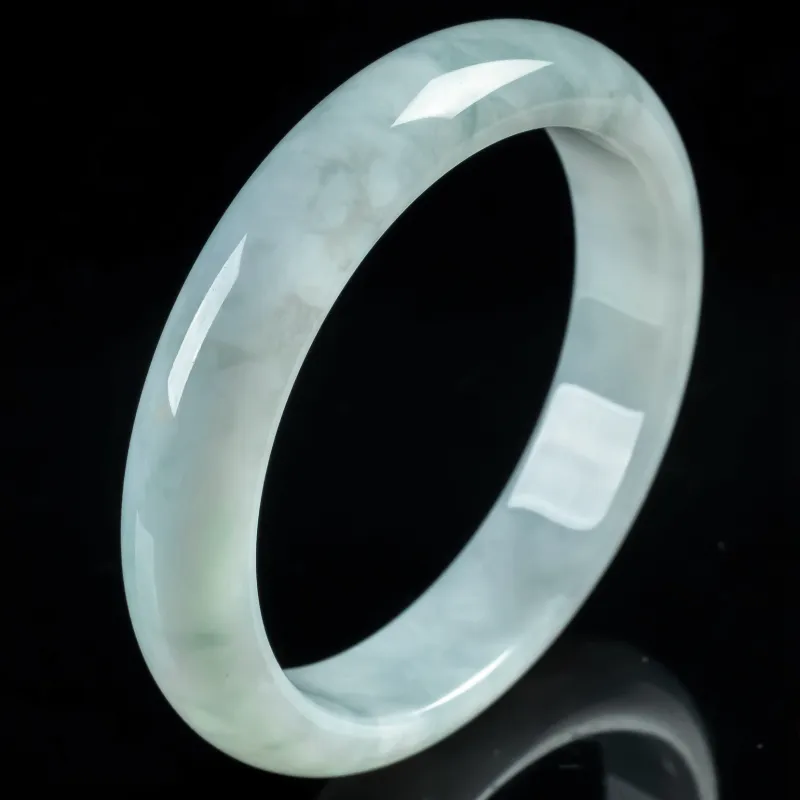 YUANLINYU Ice Glutinous Jadeite Bangles Women's-3