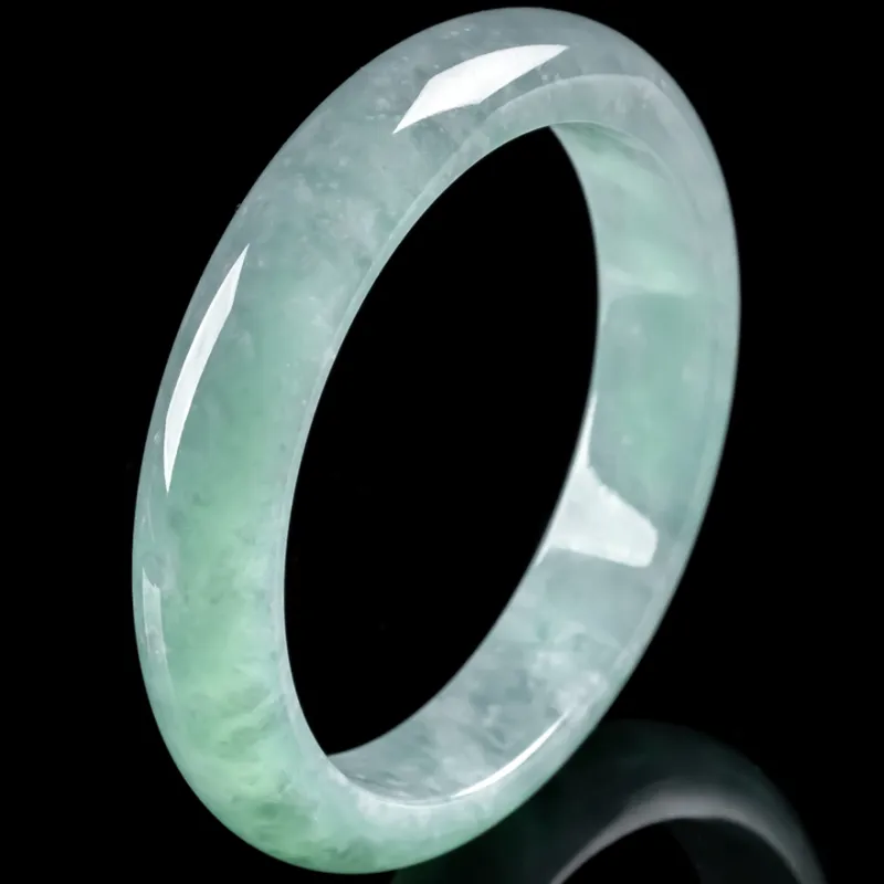 YUANLINYU Glutinous Jade Jadeite Bangles Women's-2