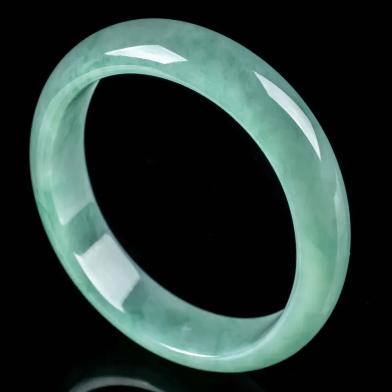 YUANLINYU Ice Glutinous Jadeite Bangles Women's-2