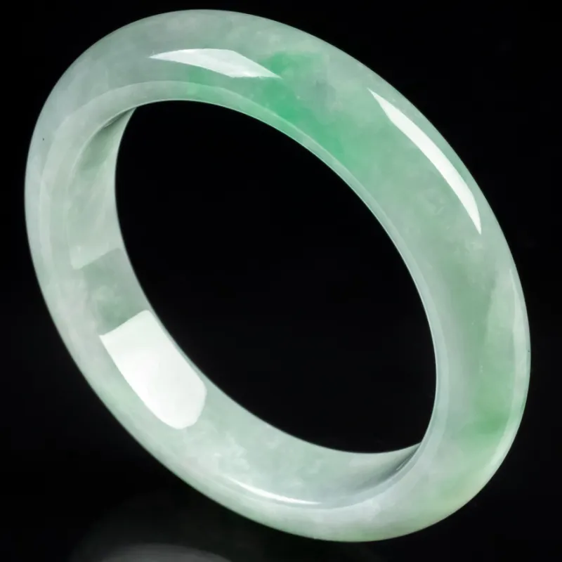 YUANLINYU Ice Glutinous Jadeite Bangles Women's-2