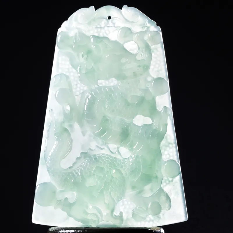 YUANLINYU Ice Glutinous Jadeite Pendants Unisex-5
