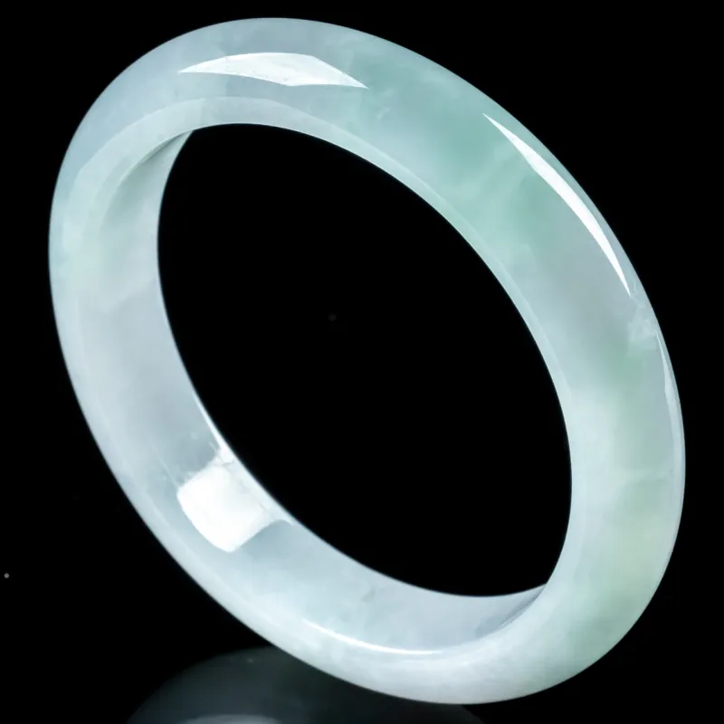 YUANLINYU Ice Glutinous Jadeite Bangles Women's-4