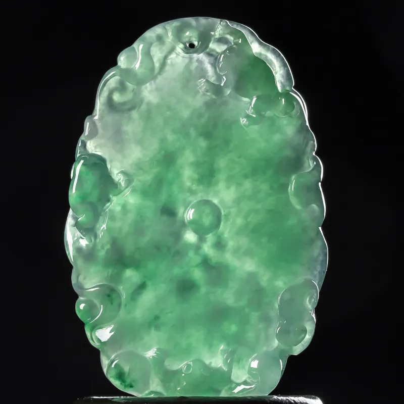 YUANLINYU Ice Glutinous Jadeite Pendants Unisex-5