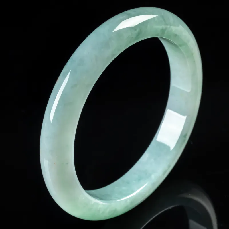 YUANLINYU Ice Glutinous Jadeite Bangles Women's-3