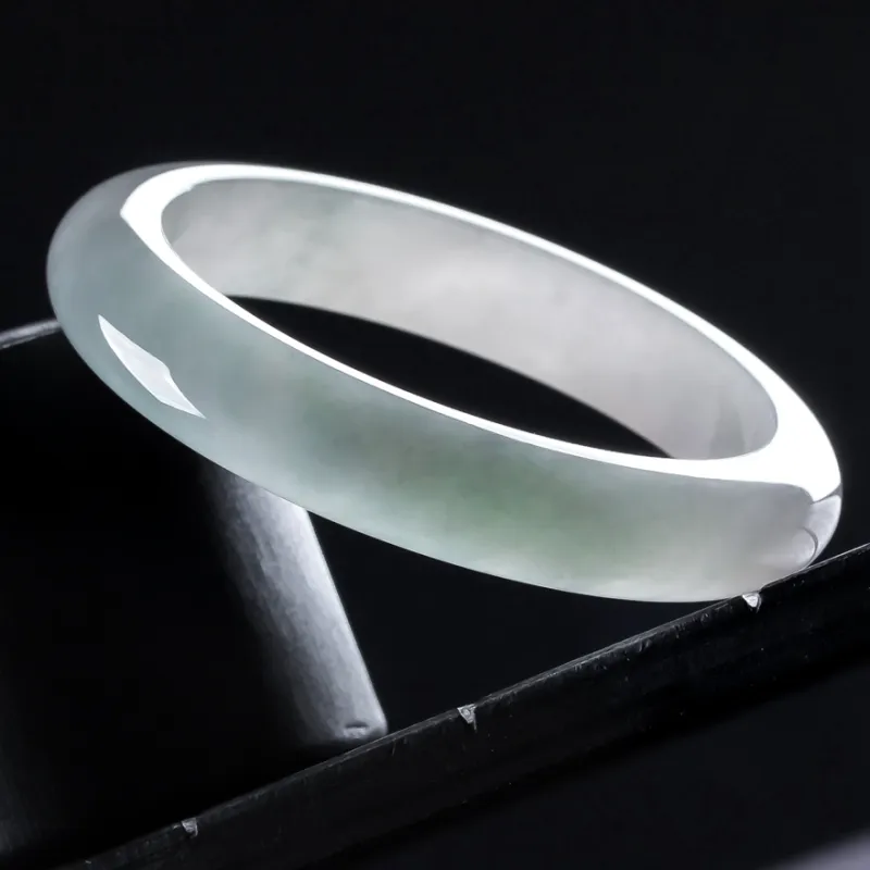 YUANLINYU Glutinous Jade Jadeite Bangles Women's-5