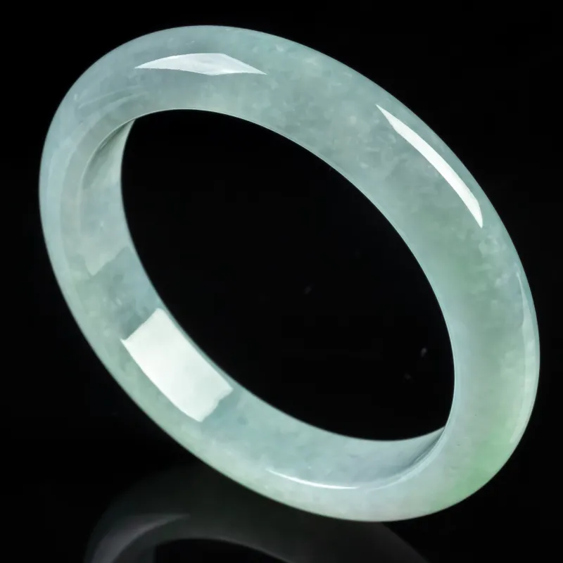 YUANLINYU Ice Glutinous Jadeite Bangles Women's-4
