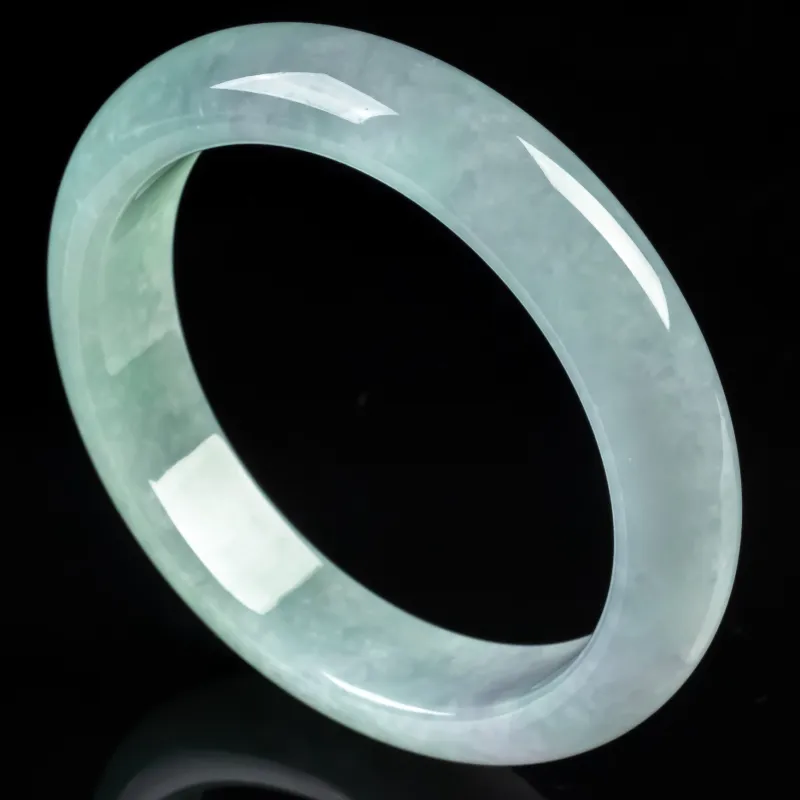 YUANLINYU Ice Glutinous Jadeite Bangles Women's-4