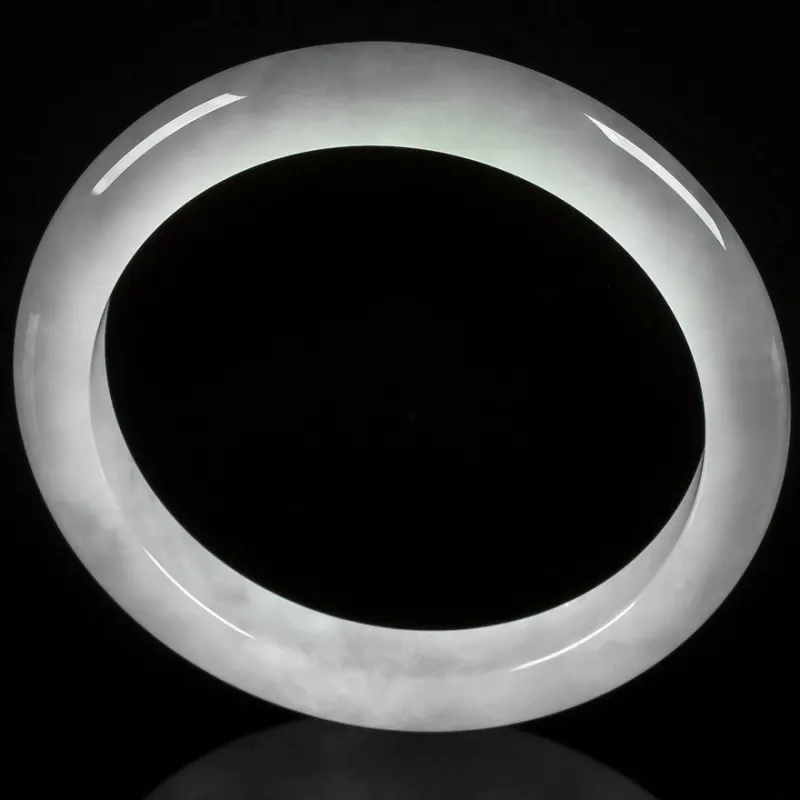 YUANLINYU Ice Glutinous Jadeite Bangles Women's-1