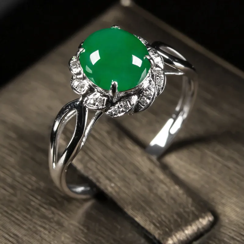 YUANLINYU Ice Glutinous Jadeite Bangles Women's-2