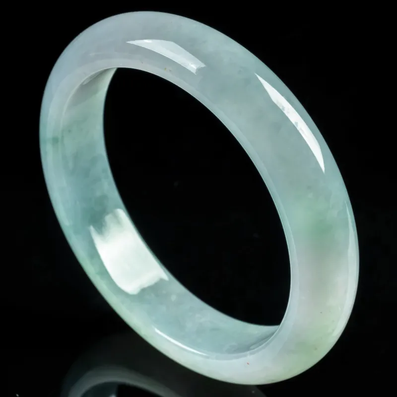 YUANLINYU Ice Glutinous Jadeite Bangles Women's-4