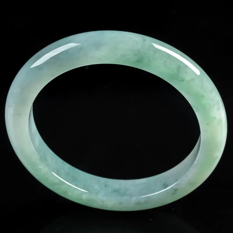 YUANLINYU Ice Glutinous Jadeite Bangles Women's-1