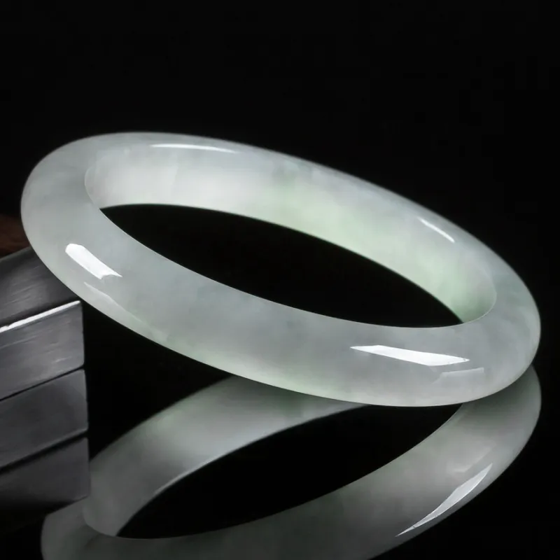 YUANLINYU Ice Glutinous Jadeite Bangles Women's-4