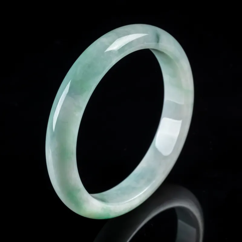 YUANLINYU Ice Glutinous Jadeite Bangles Women's-3