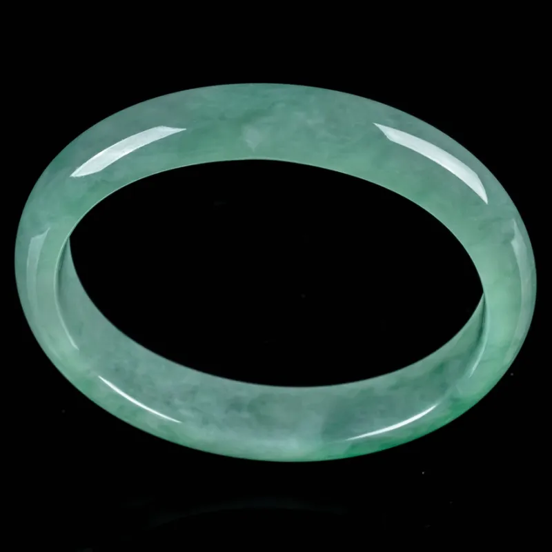 YUANLINYU Ice Glutinous Jadeite Bangles Women's-4