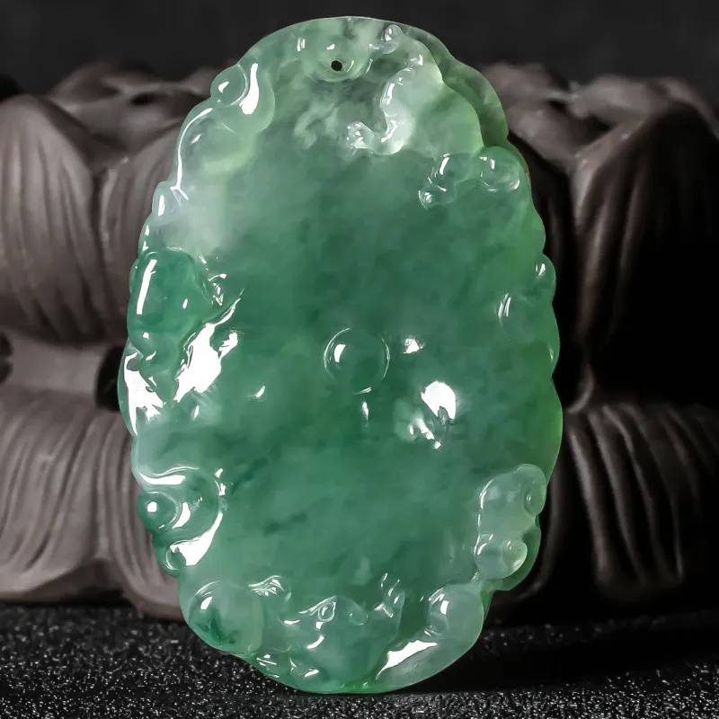 YUANLINYU Ice Glutinous Jadeite Pendants Unisex-1