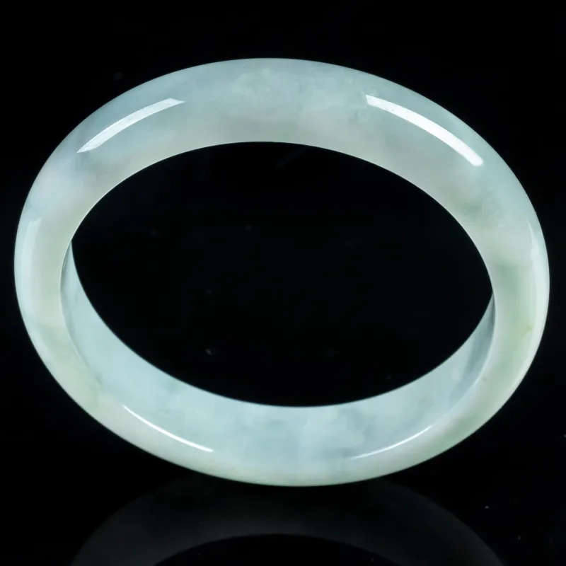 YUANLINYU Ice Glutinous Jadeite Bangles Women's-1