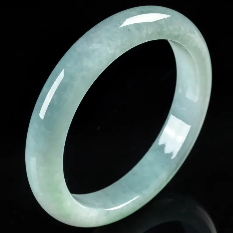 YUANLINYU Ice Glutinous Jadeite Bangles Women's-3