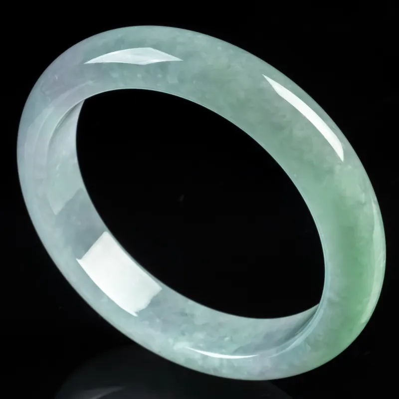 YUANLINYU Ice Glutinous Jadeite Bangles Women's-2