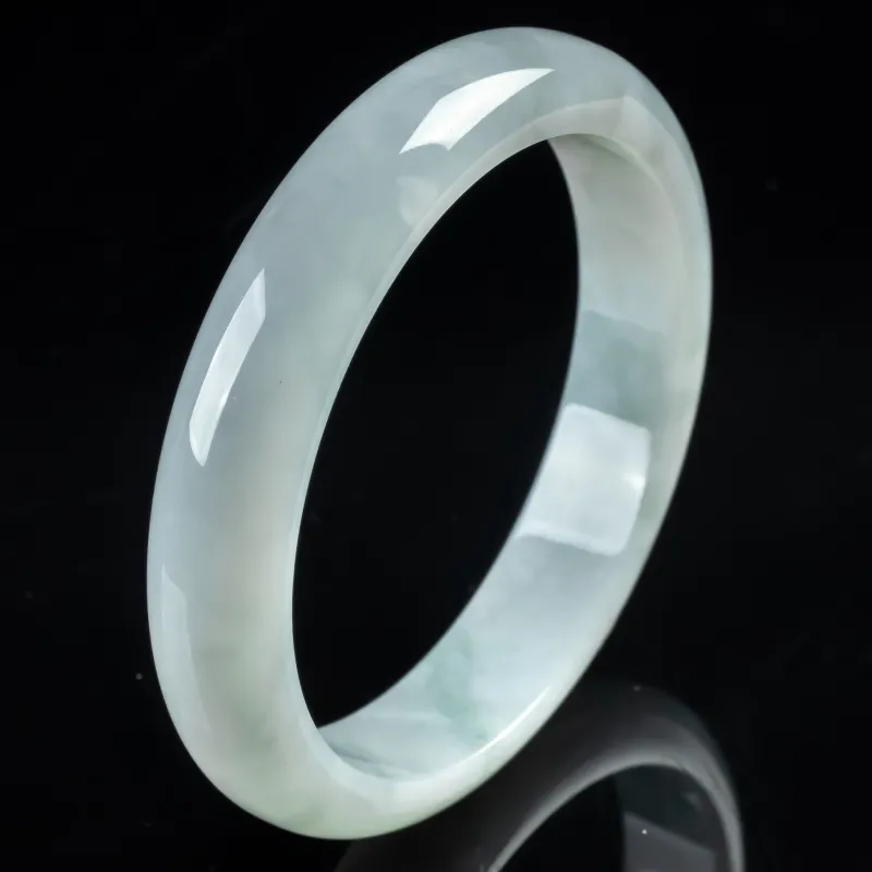 YUANLINYU Ice Glutinous Jadeite Bangles Women's-5