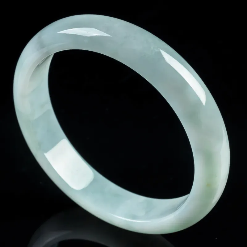 YUANLINYU Ice Glutinous Jadeite Bangles Women's-2