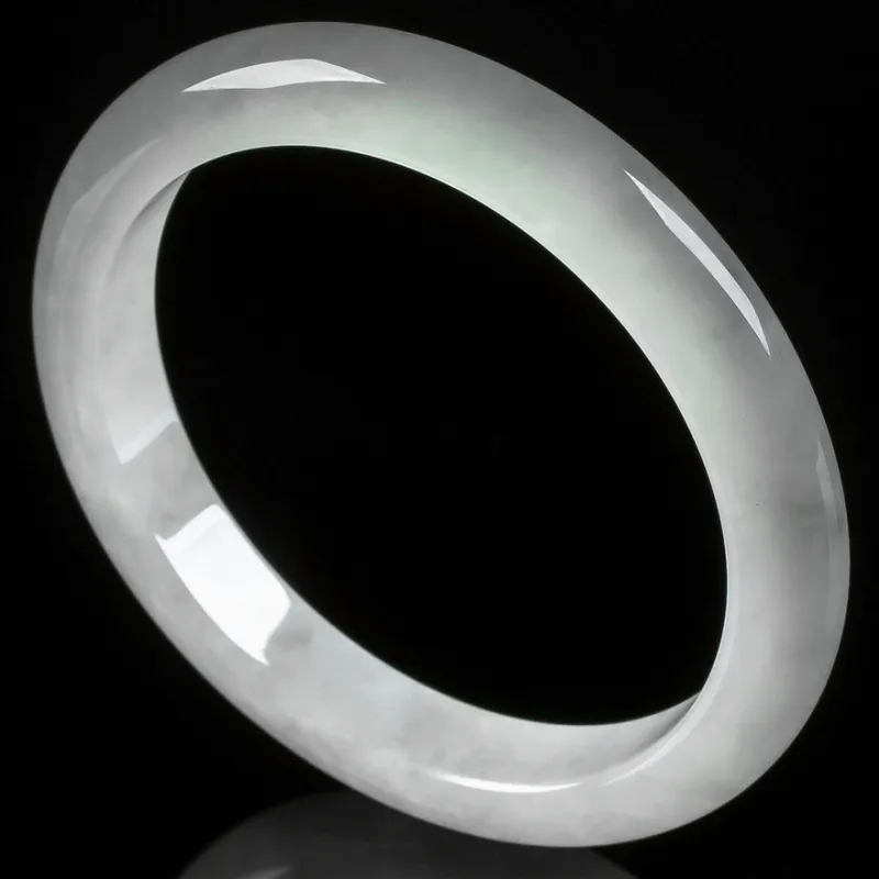 YUANLINYU Ice Glutinous Jadeite Bangles Women's-3