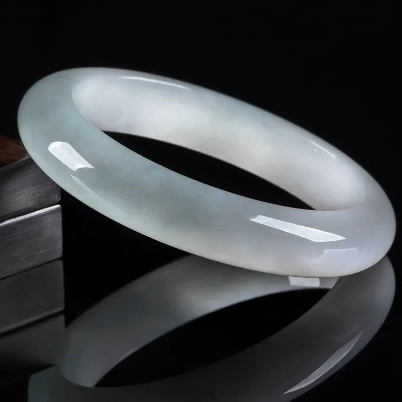 YUANLINYU Glutinous Jade Jadeite Bangles Women's-4