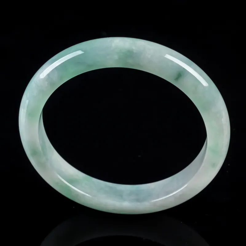 YUANLINYU Ice Glutinous Jadeite Bangles Women's-1