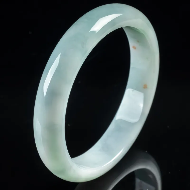 YUANLINYU Ice Glutinous Jadeite Bangles Women's-5