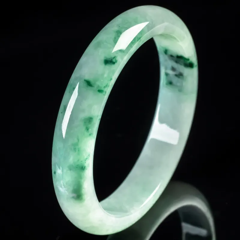 YUANLINYU Glutinous Jade Jadeite Bangles Women's-2