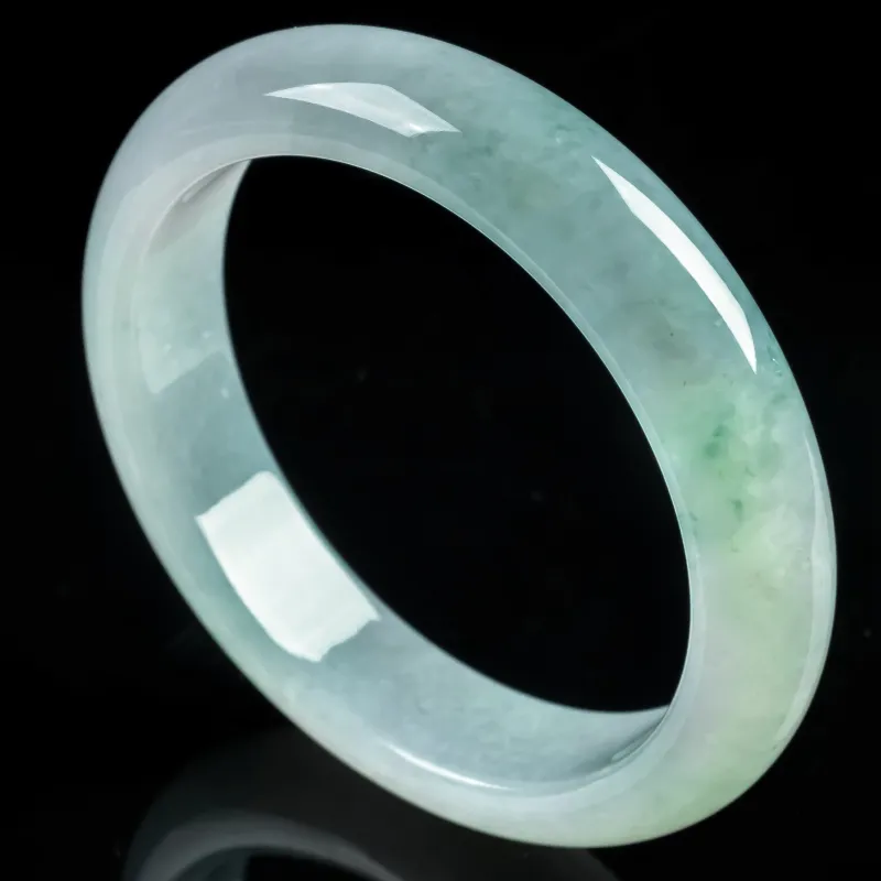 YUANLINYU Ice Glutinous Jadeite Bangles Women's-2
