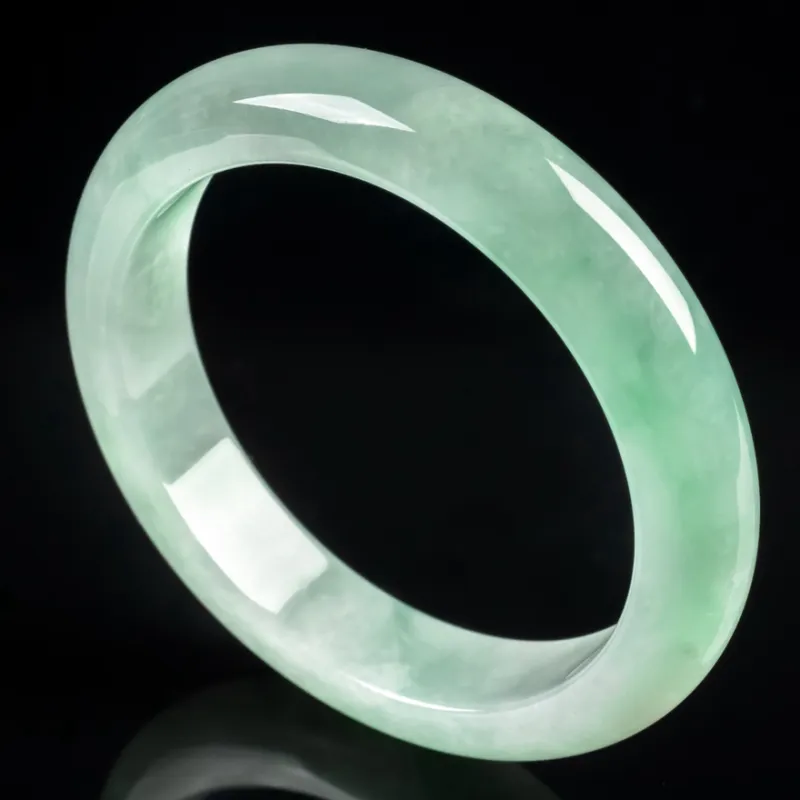 YUANLINYU Glutinous Jade Jadeite Bangles Women's-4